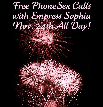 Free Phone Sex in November 800-601-6975